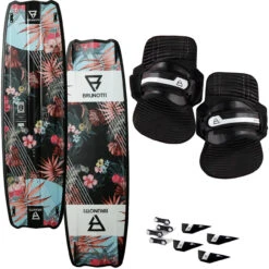 Brunotti Riptide Blossom Kiteboard Complete W/ Straps